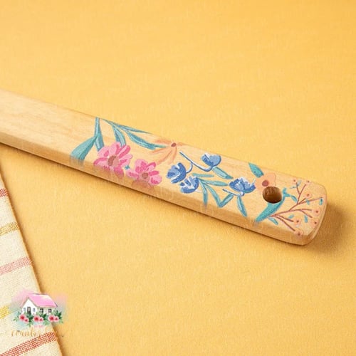 3155 ملعقة خشبية موردة ومسطحة