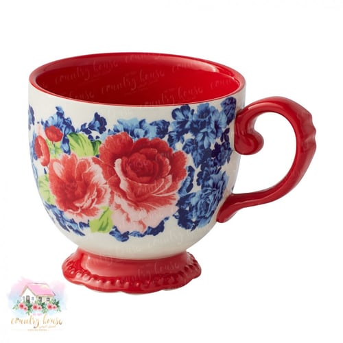 10087 طقم كوب فاخرة مع الصحون والستاند 9-قطع