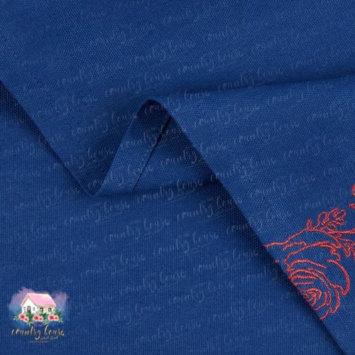 3237 طقم مفارش ملونة ومطرزة مع خواتم للمائدة