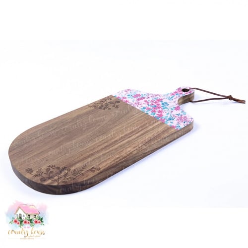 3147 قطاعة موردة من الخشب الطبيعي بلون زهري