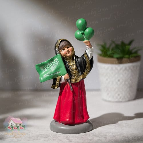 3037 تحفة البنت الشعبية واليوم الوطني (أحمر)