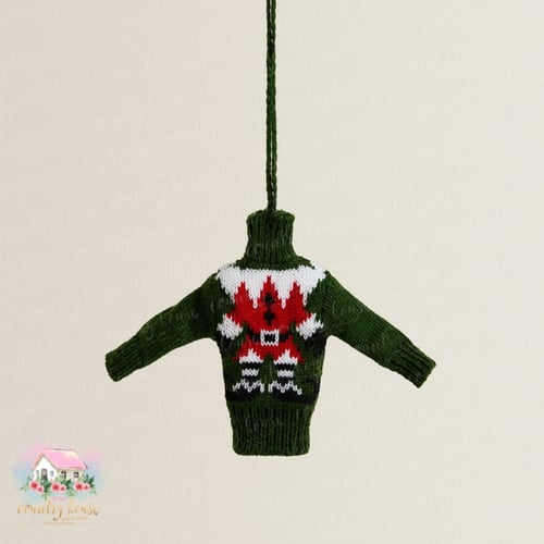 6213 اكسسوار وتعليقة شتوية بشكل بلوزة