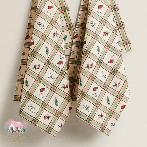 1141 مفرش شتوي أخضر بألوان مميزة (للقطعة الواحدة)