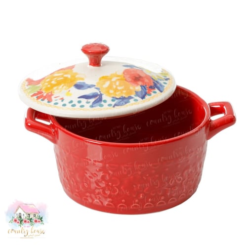 9925 قدور ميني متعددة الاستخدام مع غطاء بألوان زاه...