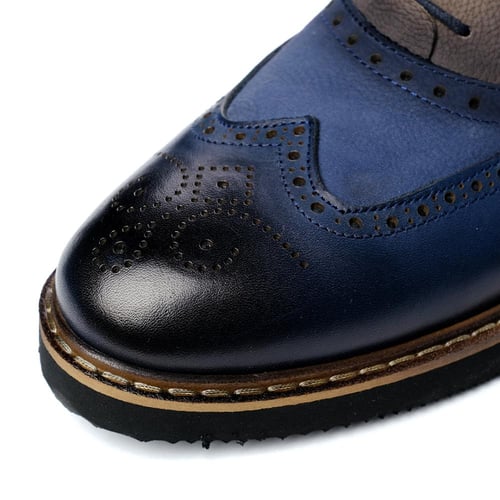 حذاء رسمي فاخر بتدرج لوني – نقشة وينجتيب