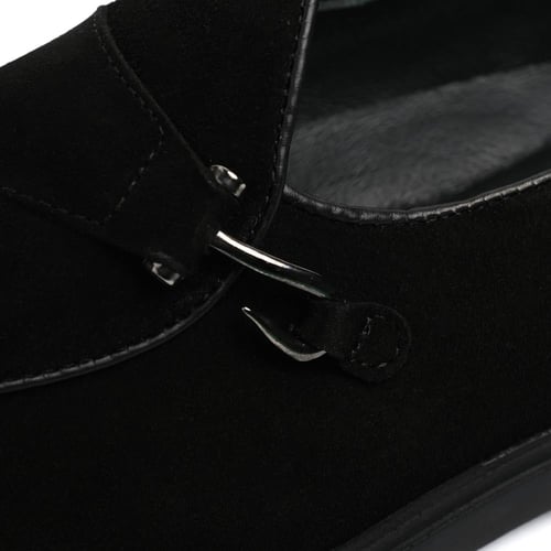 لوفر شامواه كلاسيكي لون اسود