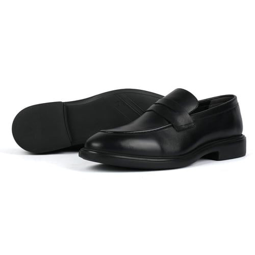 لوفر جلد طبيعي لون اسود - نعل مريح