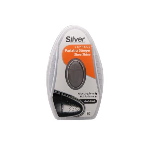 إسفنجة تلميع وتنظيف الأحذية الجلدية - لون أسود