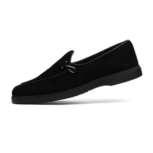 لوفر شامواه كلاسيكي لون اسود