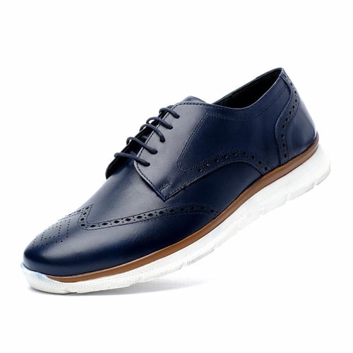 حذاء رجالي بنقشة وينجتيب - أرضية مريحة