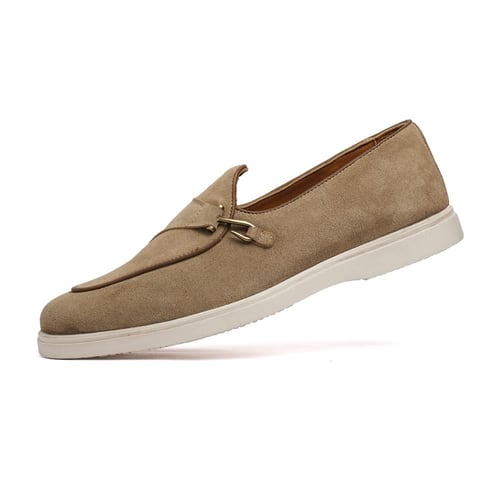 لوفر شامواه كلاسيكي لون بيج