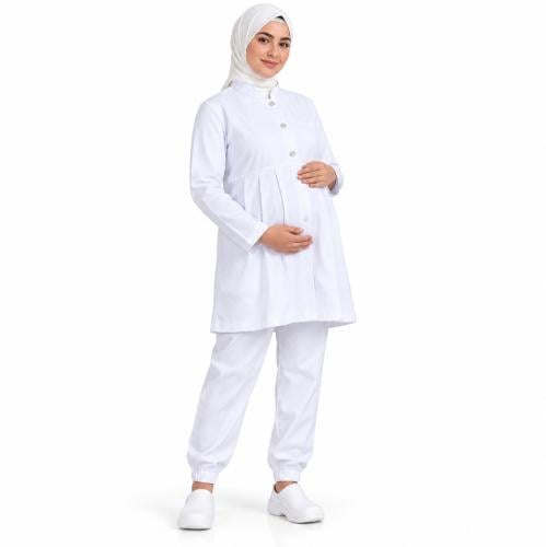 لاب كوت حوامل - Pregnancy Lab Coat