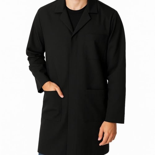 لابكوت اسود للجنسين