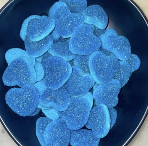 القلوب الزرقاء المحشيه