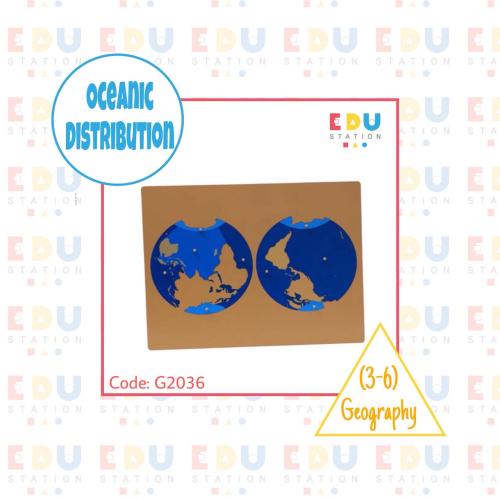 Map puzzle of Ocean - أحجية المحيطات