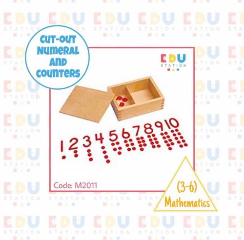 الأرقام والفيش (انجليزي) Cut-Out Numeral and Count...