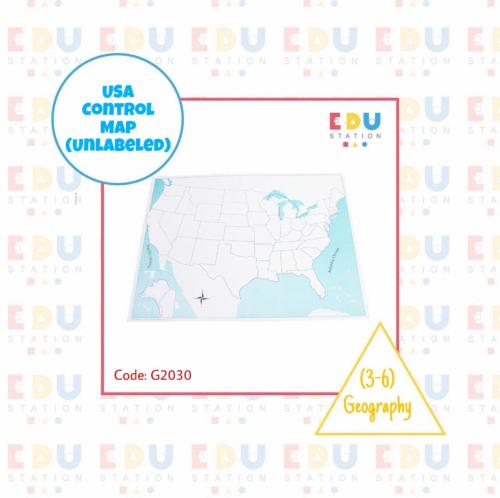 USA Control Map (Unlabeled) - لوح التحكم لخريطة ال...