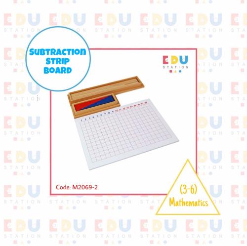Subtraction Strip Board (English) - لوح شرائط الطر...