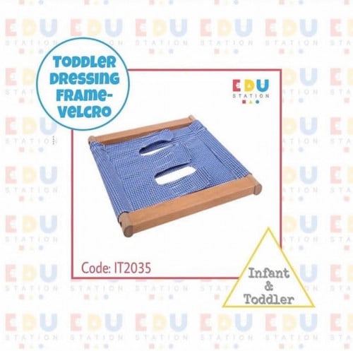 Toddler Dressing Frame: Velcro - إطار ملابس للأطفا...