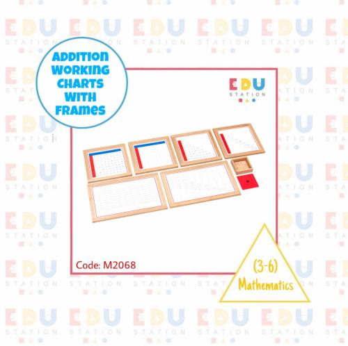 Addition Working Charts with Frame -ألواح عمل الجم...