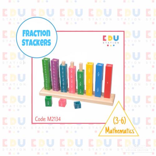 Fractions Stacker - الكسور المتكافئة