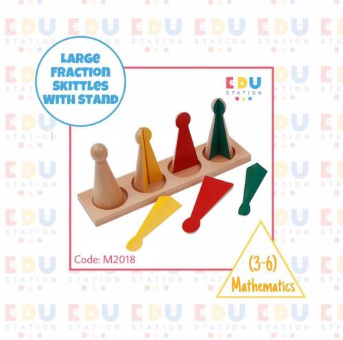 Large Fraction Skittles With Stand -مجسات القيم ال...