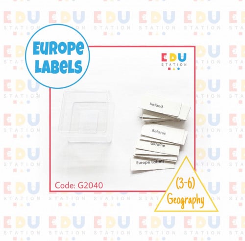 Europe Labels - عناوين دول أوروبا
