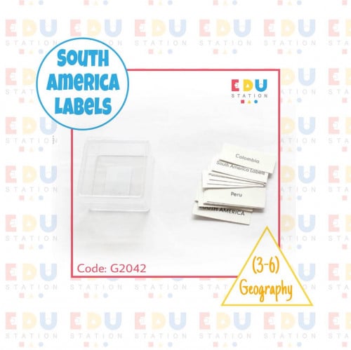 South America Labels - عناوين دول أمريكا الجنوبية