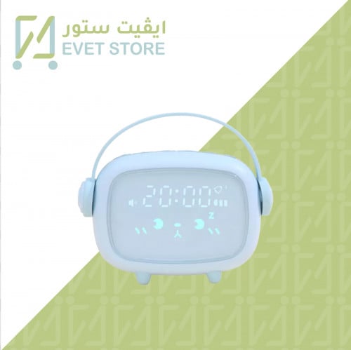 Cute Children Touch Clock/ساعة منبه ومصباح ليلي للأطفال