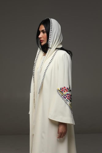 EMBROIDERY ABAYA-FULLSET