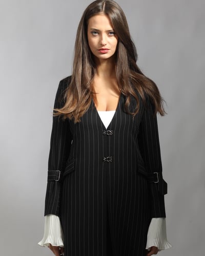 STRIPED BLAZER