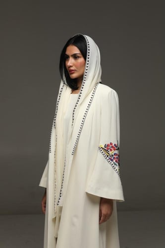 EMBROIDERY ABAYA-FULLSET