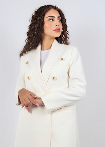 Crepe Double Breasted