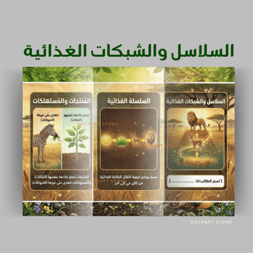 السلاسل والشبكات الغذائية