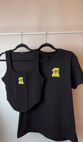 تيشيرت وتوب بشعار نادي الاتحاد