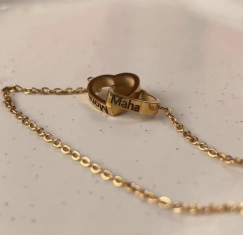 سلسال القلب مع الوردة الدائمة