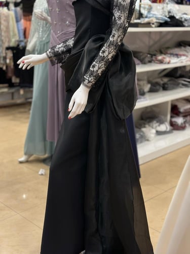 فستان سهره اسود فخم