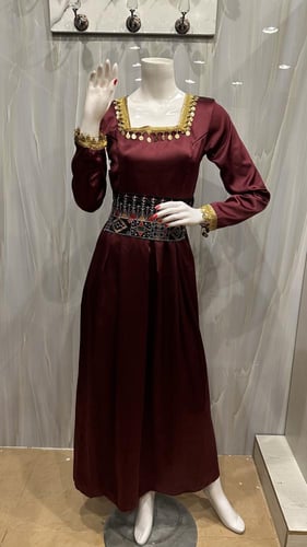 فستان تاسيس عودي من قطعتين