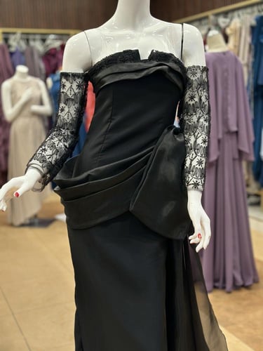 فستان سهره اسود فخم