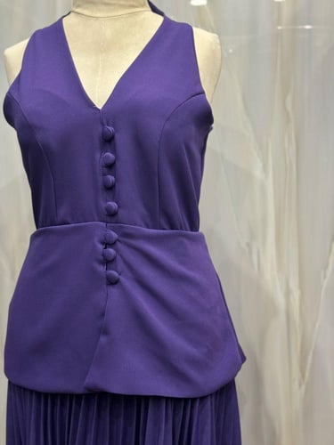 فستان موف كسرات