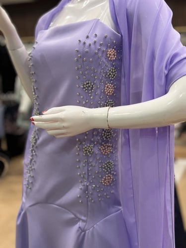 فستان سهره توب موف مع وشاح