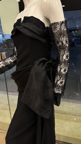 فستان سهره اسود فخم