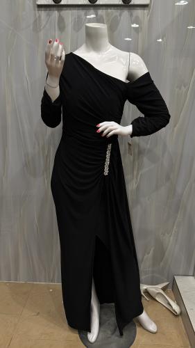 فستان سهره اسود ماسك