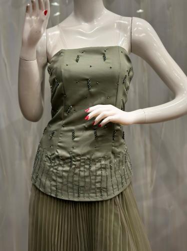 فستان توب تفاحي بورود