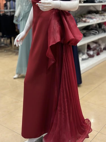 فستان سهره فخم احمر