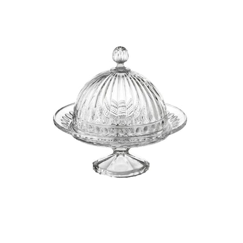 حامل كيك بغطاء من الاكريلك