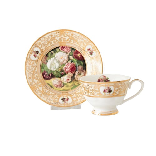 طقم سفرة بورسلان فاخر 107 قطعة