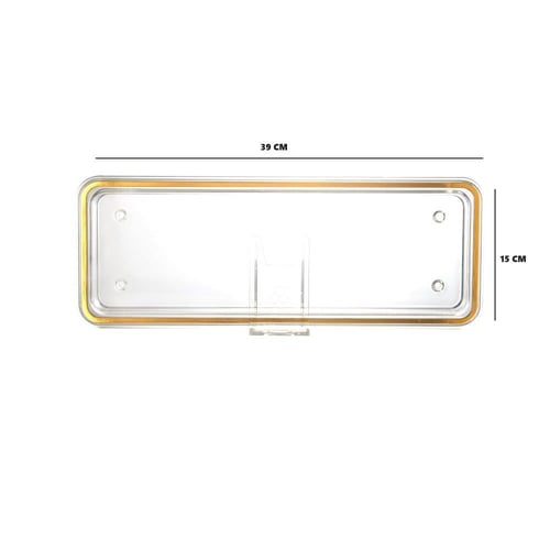 صحن تقديم اكريلك مستطيل 39*15 سم