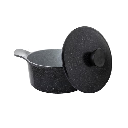 طقم قدور جرانيت جويل 9 قطع اسود