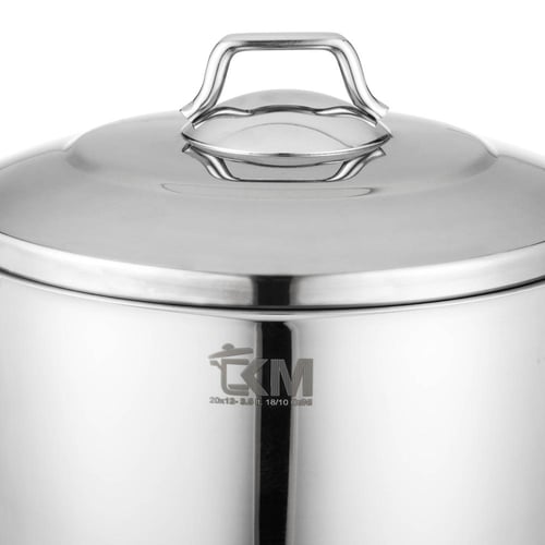 طقم قدور استانلس استيل فاخر 18/10 مكون من 9 قطع صن...